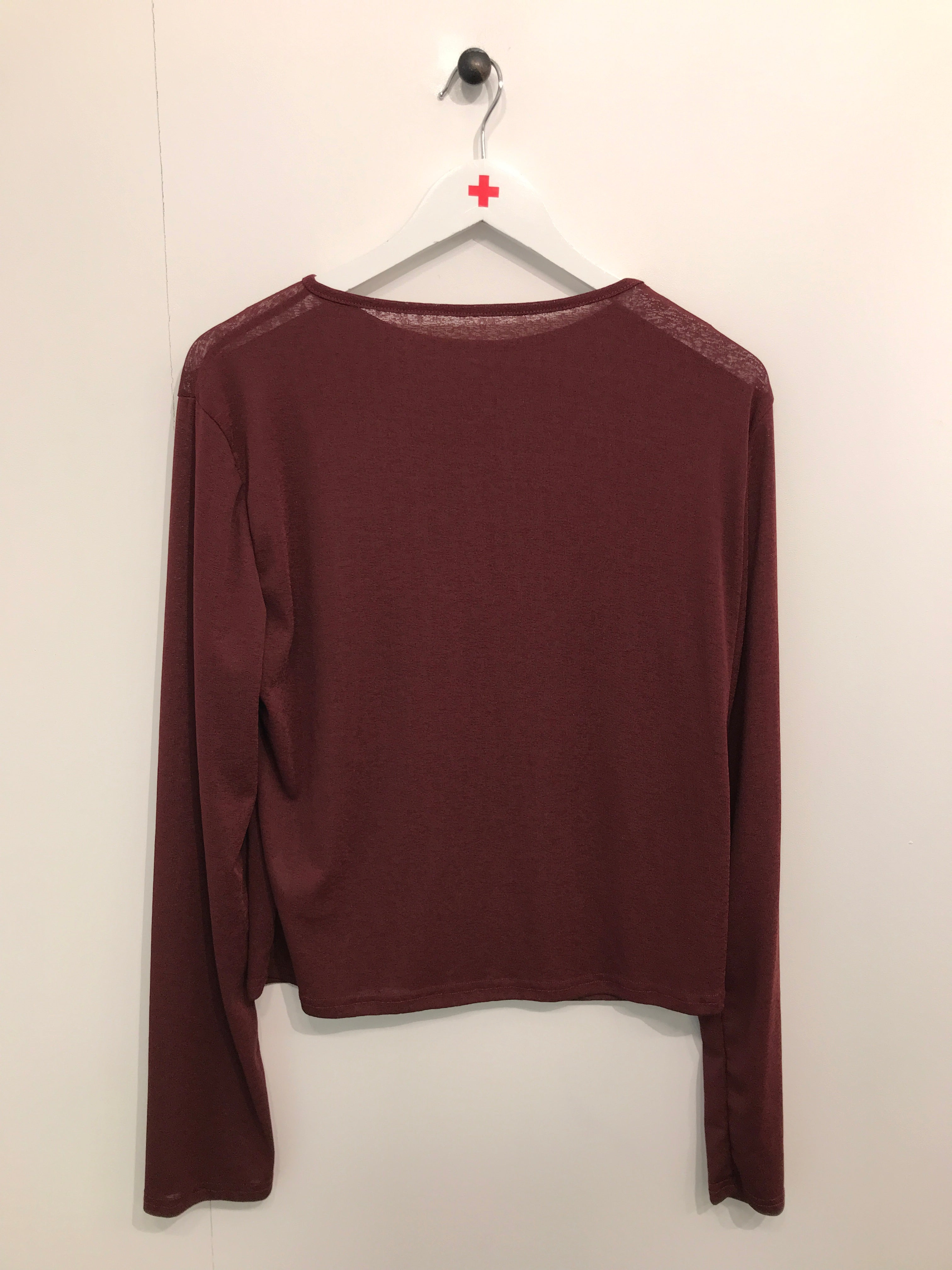 Langærmet Bluse